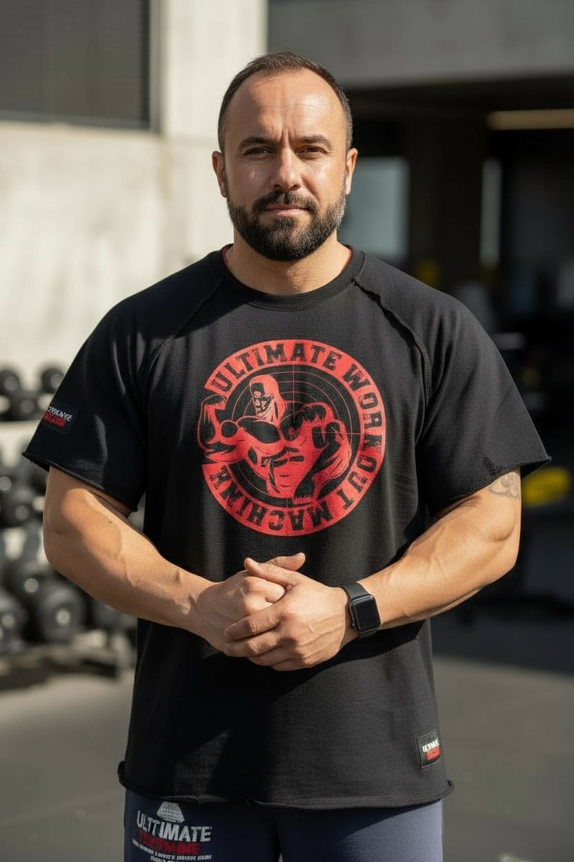 Ultimate Ragtop Workout Machine / Black-Red