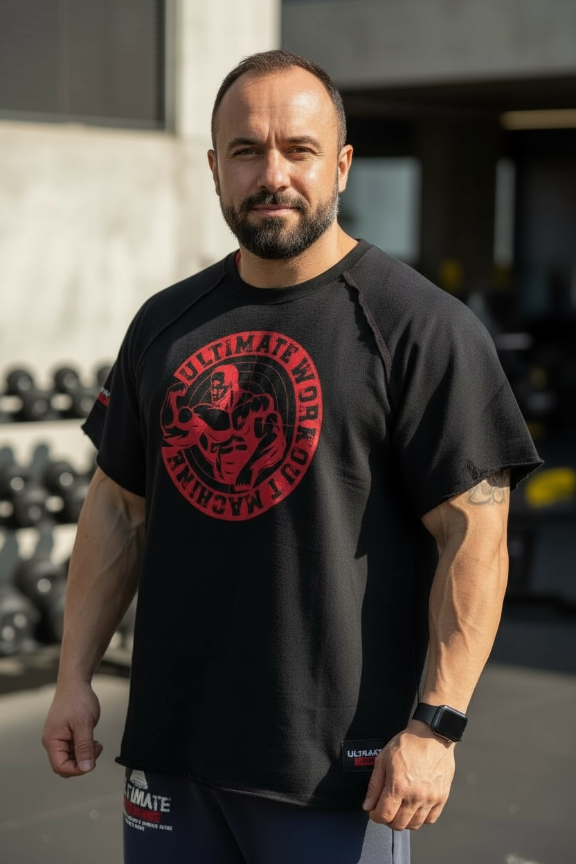 Ultimate Ragtop Workout Machine / Black-Red