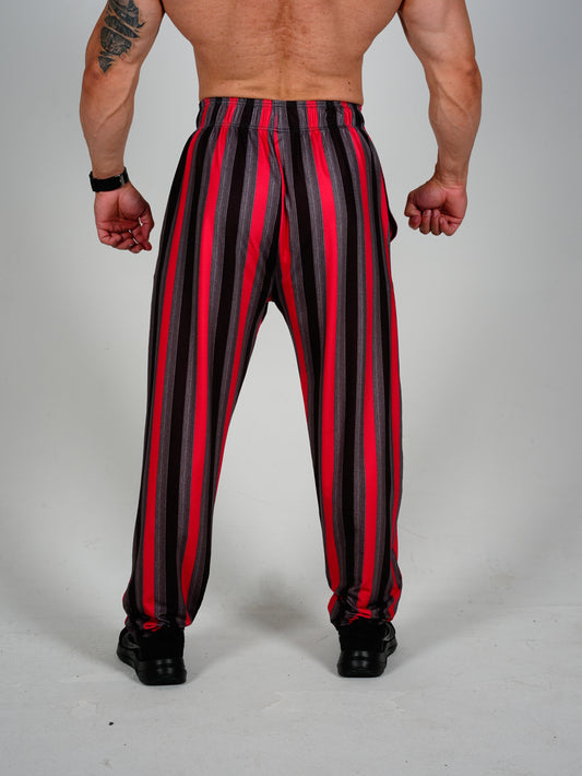 Ultimate Varsity Mesh Pants -Red/Black